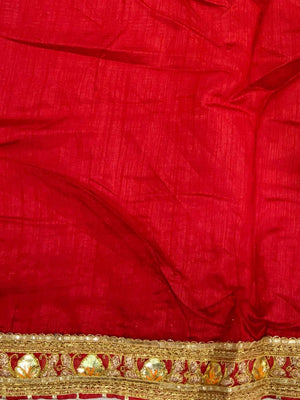Radiant Foil Work Bandhej Chiffon Saree