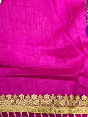Majestic Chinnon Bandhej Print Saree