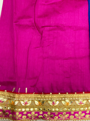 Latest Chinnon Foil Work Bandhej Saree