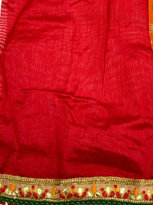 Charming Foil Bandhani Print Saree