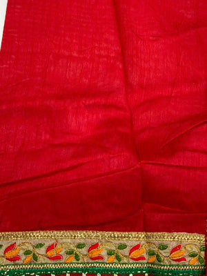 Traditional Chinnon Bandhej Saree